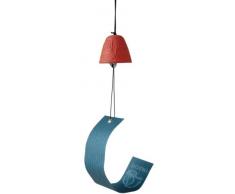 Iwachu Campana de Feng Shui Furin Roja 4,5 cm - Hierro Colado de Japón