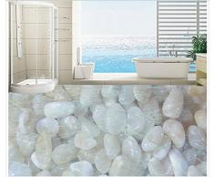 Malilove Foto Tapiz Personalizado Piso 3 D Agua Realistas Suelo Empedrado Pintura Mural 3D Papel Tapiz De Pvc Auto-Adherencia Wallpaer Piso400X280Cm