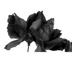 Boland 74544 - ramo de rosas, decoraciones, alrededor de 28 cm, negro