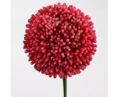Rama de Allium artificial, rojo, 65 cm, Ø 10 cm - Flor artificial / Flor de puerro decorativa - artplants