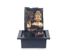 Art Deco Home - Fuente Resina Buda 25 cm - 12134SG