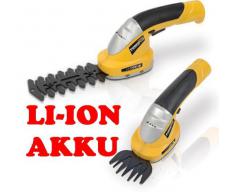 Powerplus POWXG2032 7.2V Ión de litio Negro, Plata, Amarillo tijera de césped inalámbrica - Tijera de podar (Negro, Plata, Amarillo, Ión de litio, 7,2 V, 50 min, 80 g)