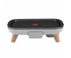 Tefal CB 658 B Parrilla Mesa Eléctrico 2400W Negro, Gris - Barbacoa (2400 W, Parrilla, Eléctrico, 1000 cm², Mesa, Plancha)