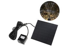 UEETEK 7V 1.2W 180L / H Bomba de agua de la energía solar de la bomba del acuario Fuente de la piscina del estanque Bomba sumergible
