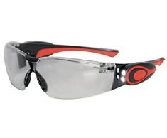 JSP ASA106-121-300 Stealth 8000 - Gafas de trabajo antivaho con linterna led (marco transparente)