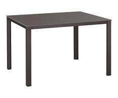 Kettler advantage 0301818-7500 - Mesas de comedor más kettalux mesa en la terraza de 140 x 70 cm óptica pizarra, multicolor