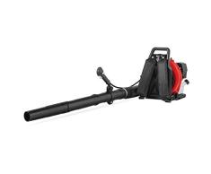 GREENCUT EB850XB - Soplador de hojas de gasolina de 85cc y velocidad máx 415km/h con mochila y respaldo acolchado, Incluye 3 boquillas de salida