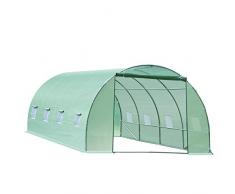 Outsunny Invernadero caseta 600 x 300 x 200 cm para Jardin y terraza Cultivo de Plantas y Semillas