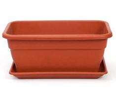 PAMEX Macetero Jardinera Eva con Plato Adan (40cm)