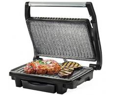 Bialetti BS10 - Barbacoa (Mesa, Negro, Acero inoxidable, Rectangular, Acero inoxidable)