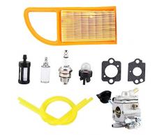 TOPINCN Reemplazo del carburador del soplador para Stihl BR500 BR550 BR600 （Zama C1Q-S183） Motor Cortacéspedes Partes Accesorios
