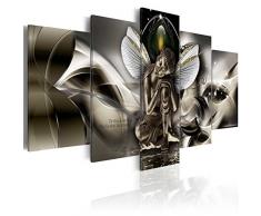 murando - Cuadro Buda 200x100 cm Abstracto - impresión de 5 Piezas - Material Tejido no Tejido - impresión artística - Imagen gráfica - Decoracion de Pared - Cascada h-A-0008-b-o