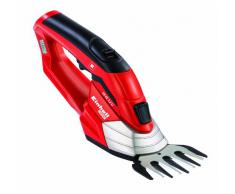 Einhell Expert GE-CG 7.2 Li - Tijera de podar (13 cm, 8 mm, ión de litio, 7,2V, 2 h), color rojo y negro