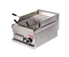 Barbacoa a gas piedra volcánica sobremesa 4,8kw 400x600x265h mm GGL604 Línea Estambul