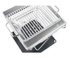 AceCamp Parrilla de Carbón Parrilla Plegable Portátil Parrilla Plegable Parrilla de Camping Fiesta de Jardín Barbacoa Parrilla de Acero Inoxidable, PEQUEÑA 1602