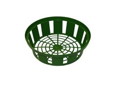 Bandeja para plantar bulbos de flores Xclou en verde, canasta para plantar cebolla de plástico con un diámetro de 21 cm en un juego de 3, tazones para plantar bulbos de flores, 3 canastas pa