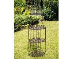 Estanteria estanteria hierro Jardín estanteria hierro forjado 165cm estilo