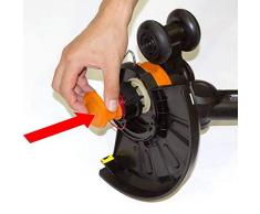 DEWIN Trimmer Line bordeadora la Bobina de Repuesto - 10 pies de Repuesto Cortadora de cesped bordeadora Cadena Carrete de línea, Ajuste for Worx WA0010, 8 PC