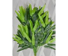 Alta calidad de poliéster de bambú plantas Flores artificiales(1PC)