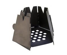 Vargo Horno de leña Hexagon - Hornillos de camping - titanio gris/negro 2016
