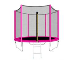 Trampolines de exterior Trampolín Cama Abatible Fitness Gimnasio Para Adultos Niños En Casa Saltando En El Interior Y Al Aire Libre Con Redes De Protección Cama Bungee Cuadrada Cama De Rebote Para Ext