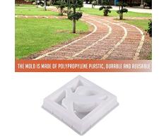 delibett DIY - Molde de hormigón para Andar Caminando con Forma de encofrado, Molde para pavimentos, Plantilla para hormigón, adoquines, Placas de terraza
