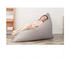 Bolsa De Frijol Silla PUF Piso Cojín Gris Gigante Memoria Espuma Bean Bolsa para Interior Exterior Uso Exterior Gran Piso Lounger Bean Bolsa Losa