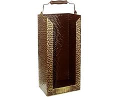 Kamino-Flam – Cubo para leña, Cesta para carbón, Contenedor para leña, Cajón de almacenamiento, Caja para almacenar leña y carbón – 20/15/40 cm