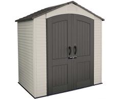 Caseta cobertizo de resina jardin lifetime 60057