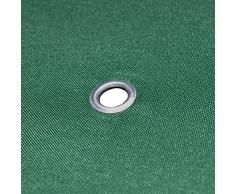 vidaXL Toldo de Cenador de Repuesto Tela Impermeable Verde 3x4m Techo Pérgola
