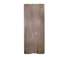 Perchero de pared Vintage home decoración para esbozar golpes de agua verde perchas de madera con 6 ganchos (Cod. 0-1648)