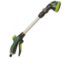 Dehner - Ducha para riego de jardín (4 posiciones de pulverización, conexión con sistema de enchufe, 60 cm)