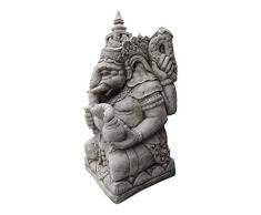Gigante de Ganesha 180 kg - Adorno de jardín de piedra fundido/Estatua/Escultura/Koi/Feng Shui