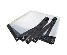 LIANGJUN Lona Alquitranada Impermeable Planta Invernadero Toldos Perforación Borde El Plastico Libre Balcón Toldo Aislamiento Térmico Prueba Polvo 100 G/M²,0.12 Mm