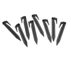 Estacas GARDENA: accesorios para robot cortacésped, juego de 100 estacas para fijar los cables perimetral y guía, sirven de soporte para el cable, fijación fácil, para artículos 4071 y 4072 (4090-20)