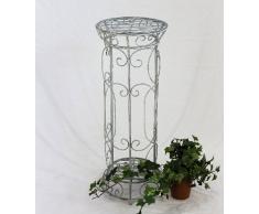 DanDiBo Flores Columna Romance 20305 Redondo 63 cm Taburete de Madera de Taburete de Soporte metálico de Flores