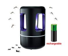 Lámpara Eléctrica para Matar Mosquitos, Bug Zapper Trampa De Control De Plagas Recargable A Prueba De Agua No Tóxico Silencioso Lámpara De Control De Insectos Mosca Ligera para Patio Dormitorio