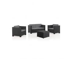 Shaf Set Diva Confort Storage terraza y Jardin, Antracita