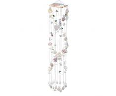 Chimes Shell Wind Chime Puerta Adornos Concha Natural Regalo Dormitorio Decoración Shell Wind Chimes Carrillón de Exterior (Color : A)