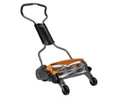 Fiskars Cortacésped Manual StaySharp Max, Ancho de corte: 46 cm, Negro/Naranja/Plata, 1000591