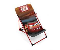 ARDITEX - Sillón de jardín/Playa Ajustable y Plegable para niños bajo Licencia Cars 3 en Metal, tamaño: 43 x 66 x 61 cm, Tela, 61 x 43 x 66 cm