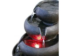 Fuente de agua interior Feng Shui Jarra 22 cm con led multicolor