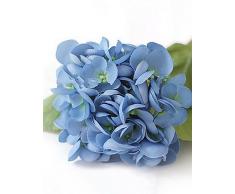 kiuytghnb azul sirena hortensias flores artificiales 2 Quilt