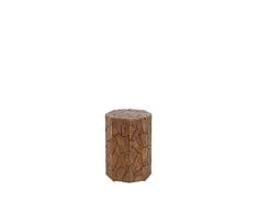 Beliani Mesa Auxiliar de Madera de Teca Jarvie