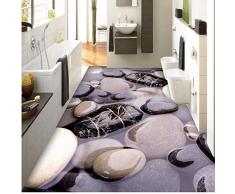 Lvabc Adoquín De Piedra Baño Arte Piso 3D Estéreo Personalizado Pintura Restaurante Del Hotel Papel Tapiz Mural-350X250Cm