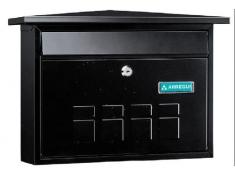 Arregui - Buzon Ext.Acero Deco Negro E-5704