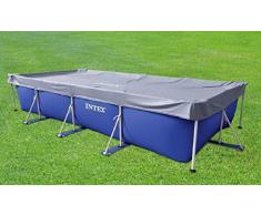 Intex 28039 - Cobertor piscina rectangular Prisma/small frame 460 x 226 cm