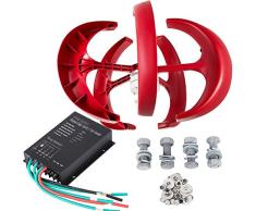 Cueffer 300W 12V/24V Generador de Turbina Eólica Aerogenerador de 5 Palas Generador de Turbina de Viento 5MPH Wind Turbine Generator (300W 12V)