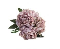 Hortensia artificial Winwintom con flores artificiales de seda para ramo de novia y decoración de boda