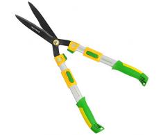 GRÜNTEK Tijera Cortasetos Telescópica 680-825mm. Cizalla Podadora de Jardín Profesional.
